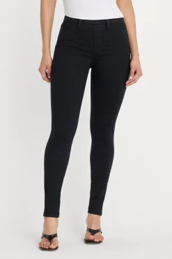 power stretch pull-on skinny jeans