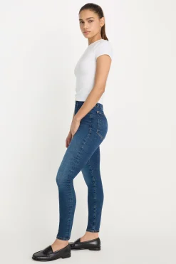 power stretch pull-on skinny jeans