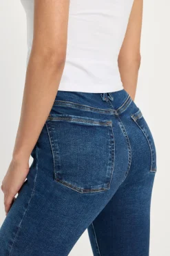 power stretch pull-on skinny jeans