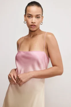 satin mini dress