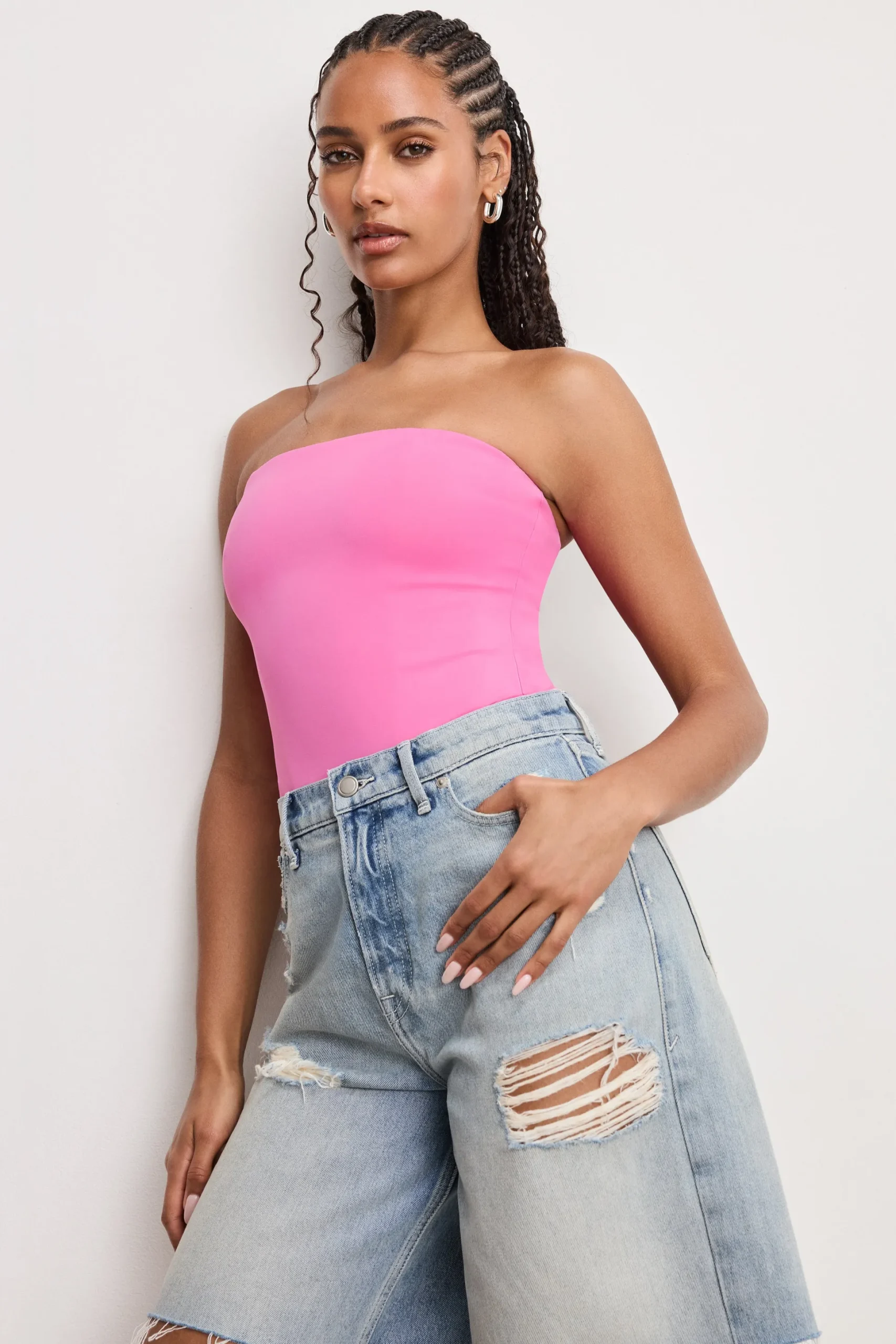 sculpting corset strapless bodysuit