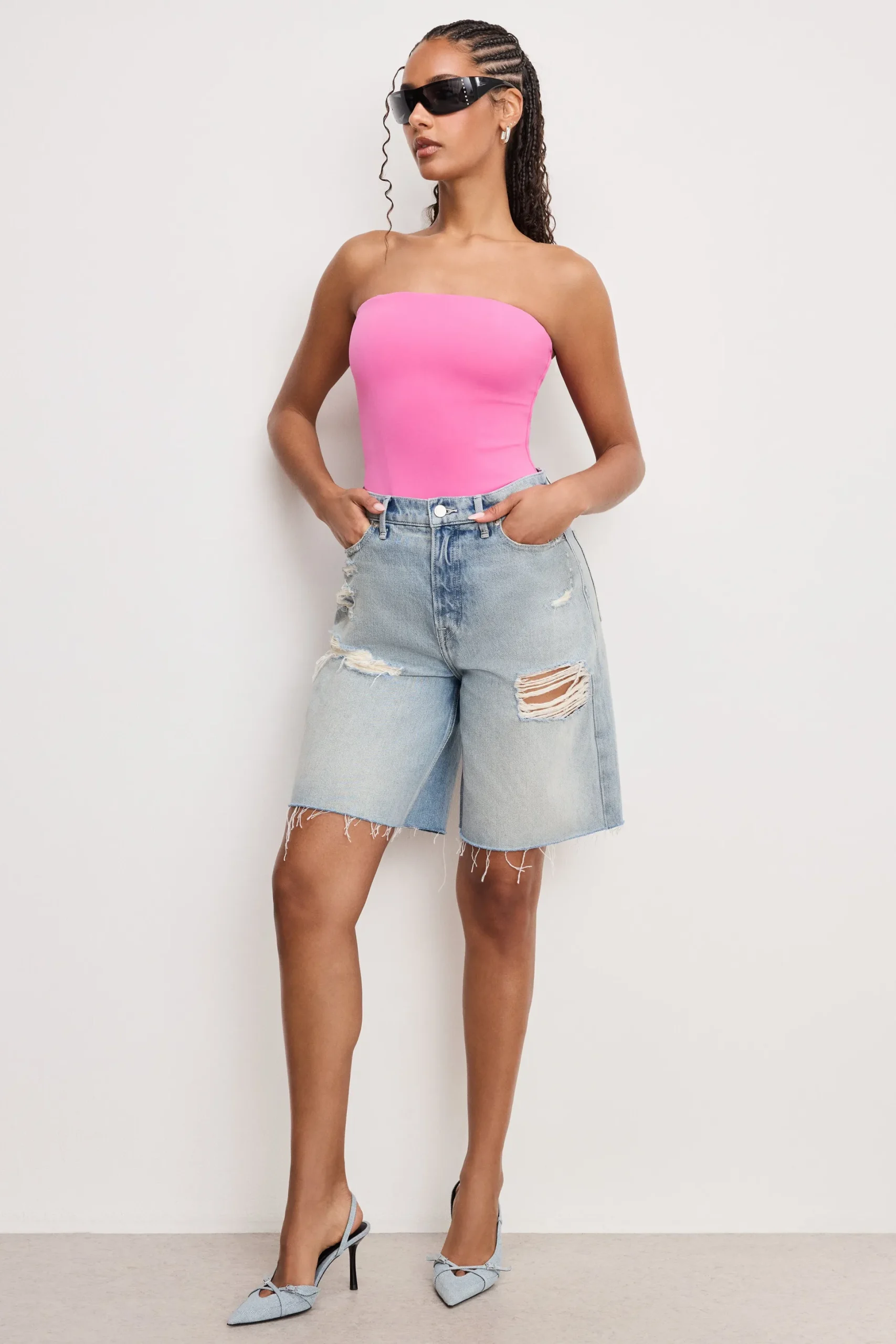 sculpting corset strapless bodysuit
