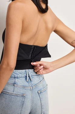 sculpting corset strapless bodysuit