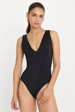sculpting deep v bodysuit
