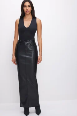 sculpting deep v tank bodysuit