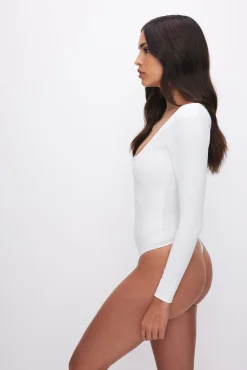 sculpting scoop neck bodysuit