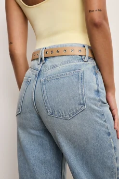 skinny eyelet belt