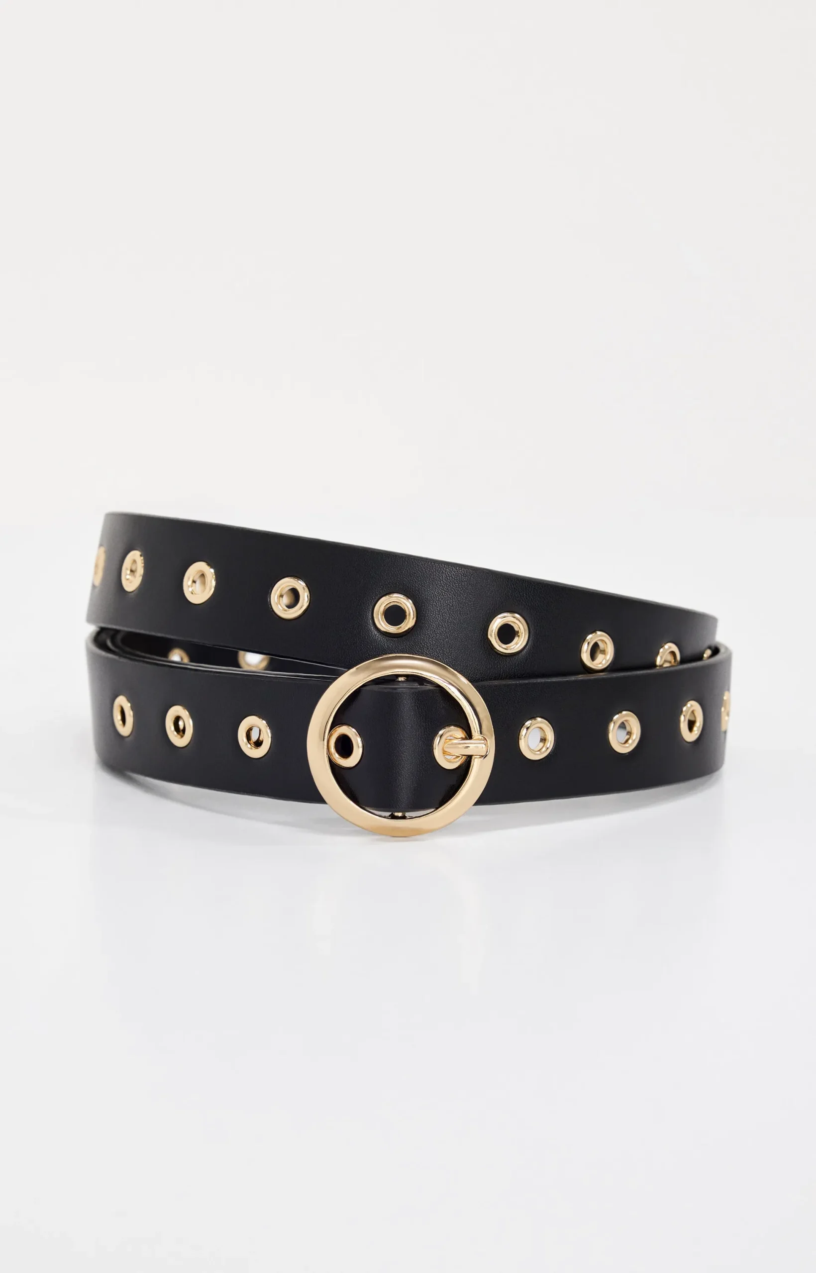 skinny eyelet belt