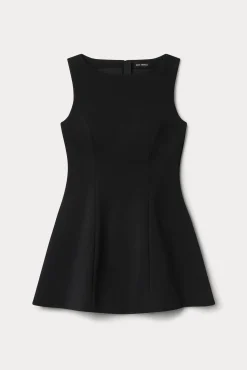 soft stretch ponte mini dress