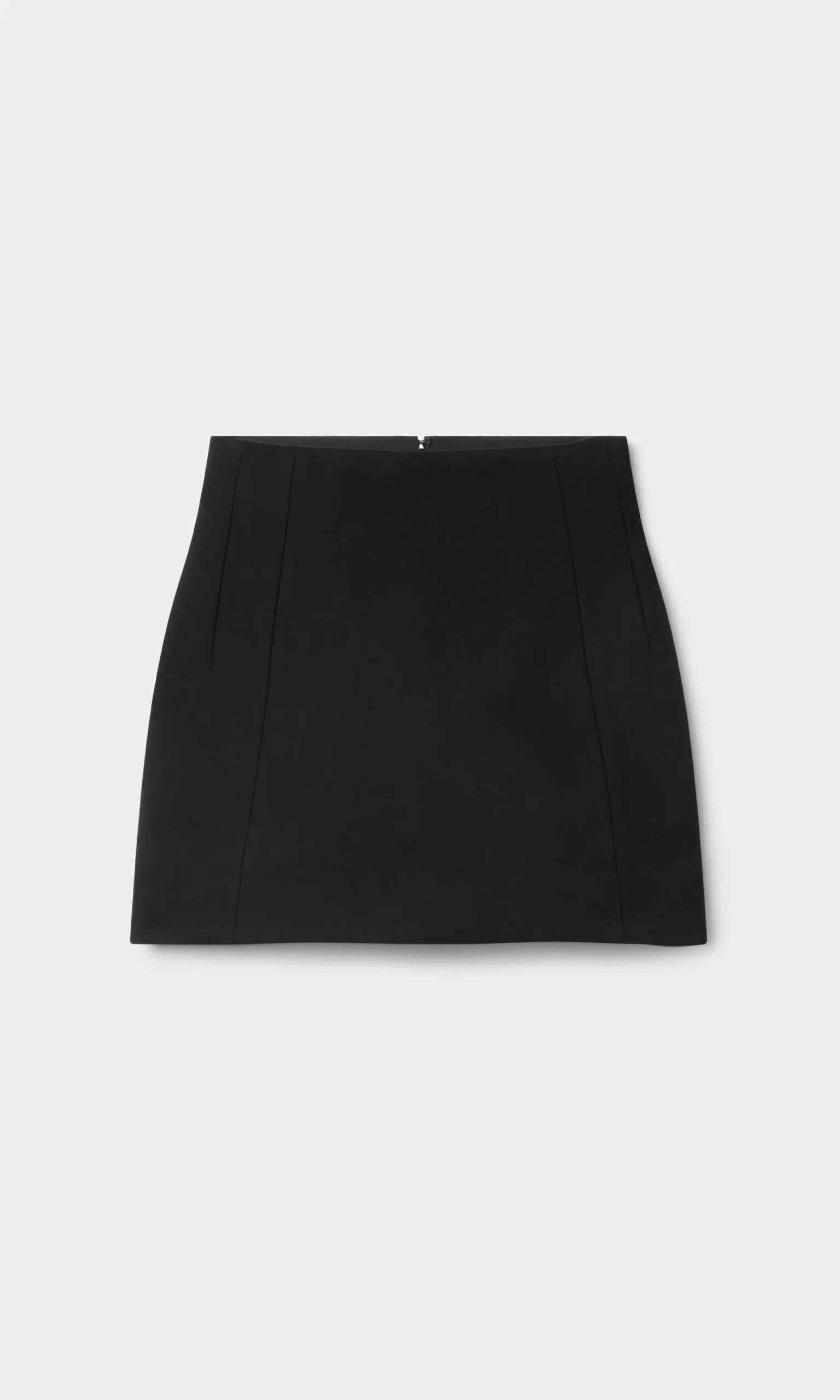 soft stretch ponte mini skirt