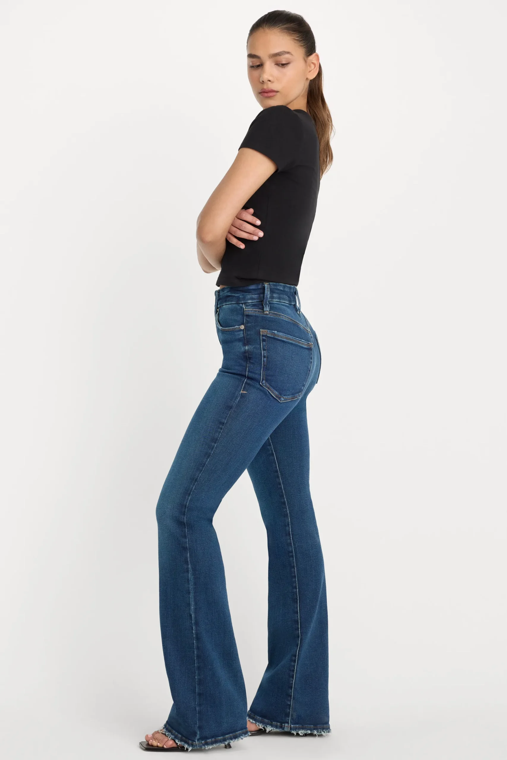 soft tech good classic bootcut jeans