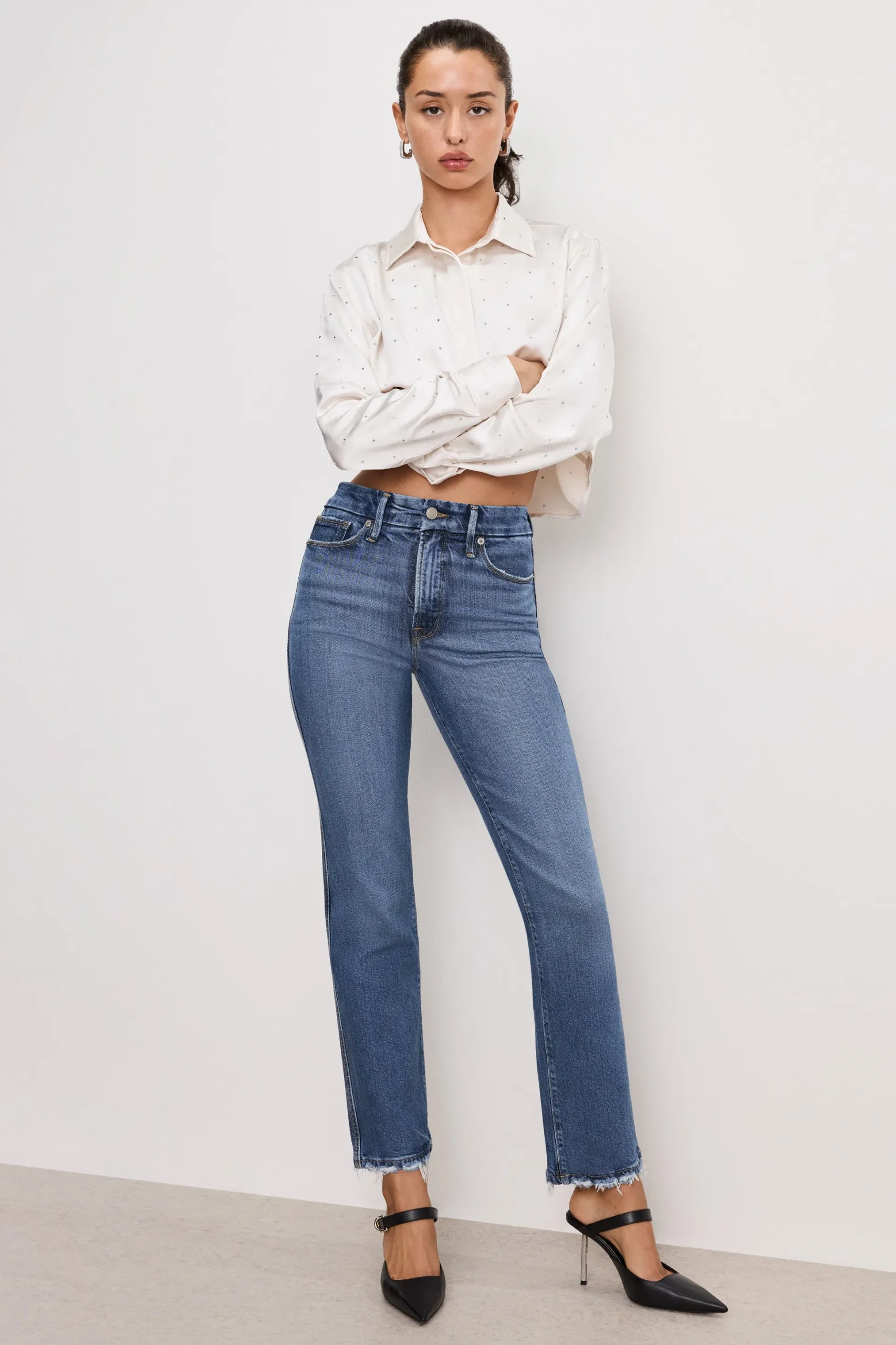 soft tech good curve straight jeans