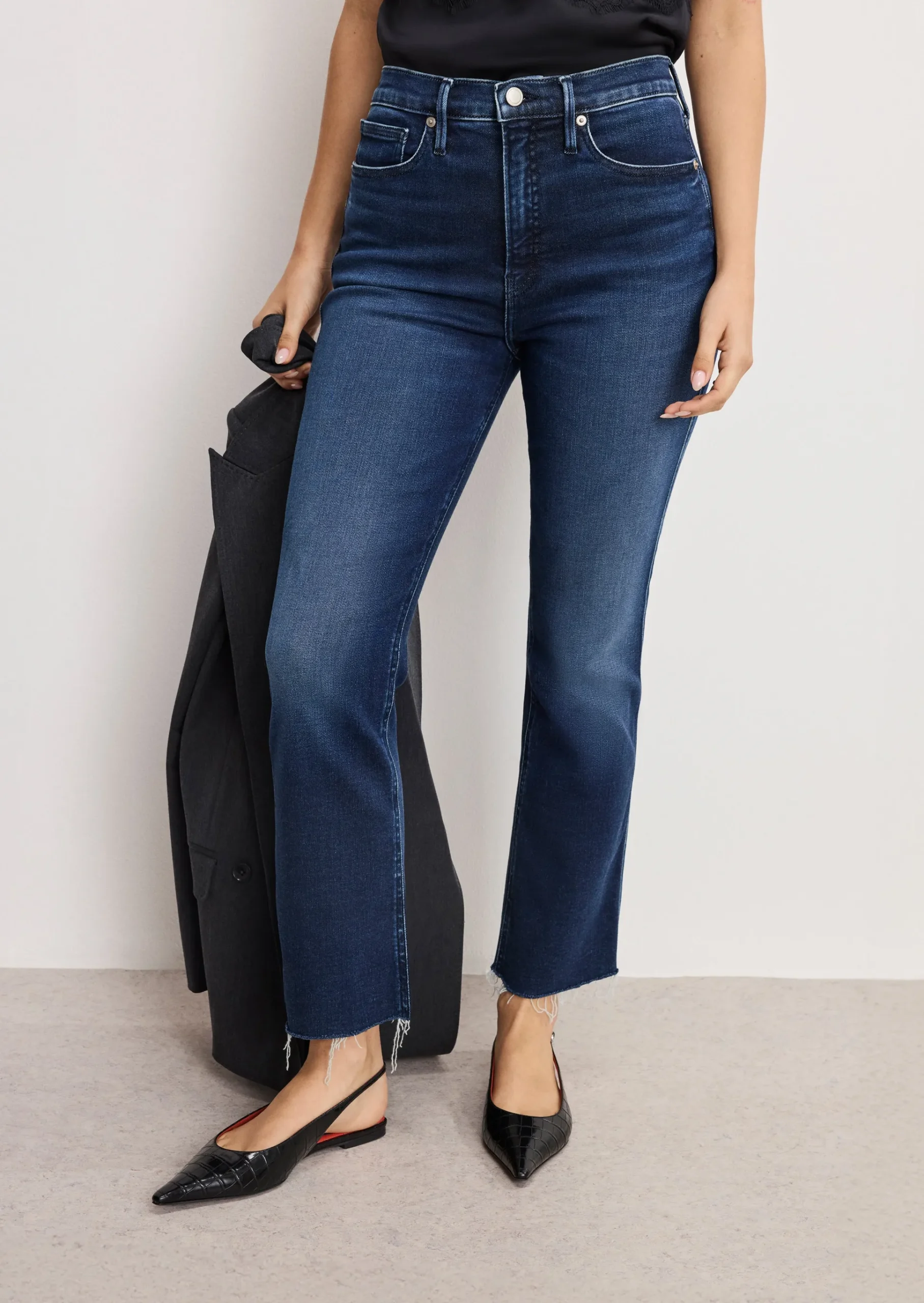 soft tech good kick flare jeans