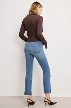 soft tech good kick flare jeans