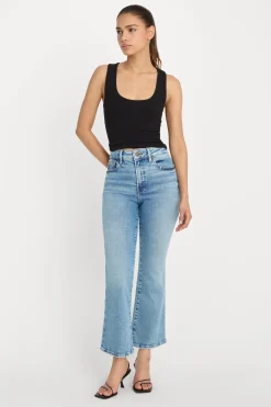 soft tech good legs crop mini boot jeans