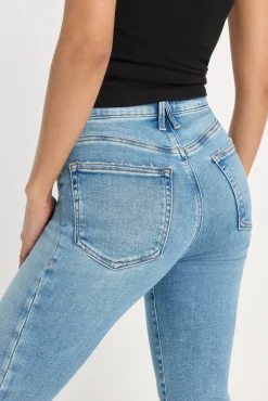 soft tech good legs crop mini boot jeans