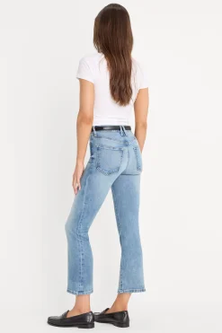 soft tech good legs crop mini boot jeans