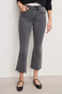 soft tech good legs cropped mini boot jeans
