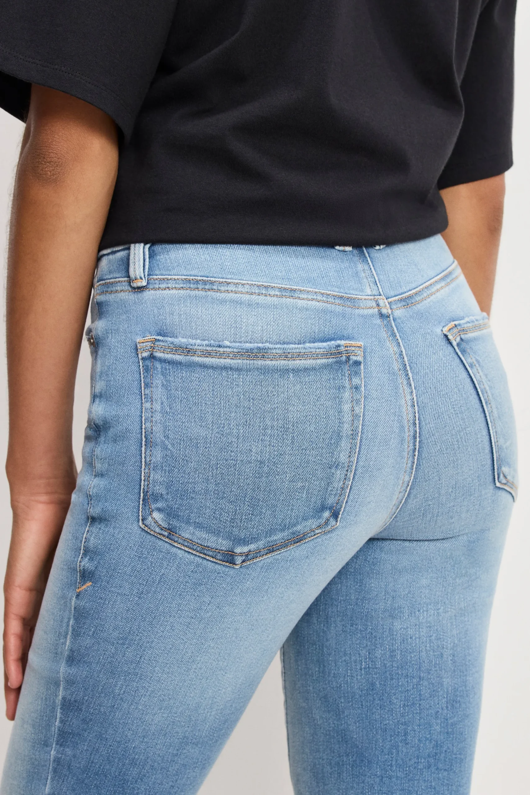 soft tech good legs flare jeans