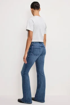 soft tech good legs flare jeans