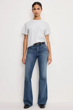 soft tech good legs flare jeans