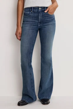 soft tech good legs flare jeans