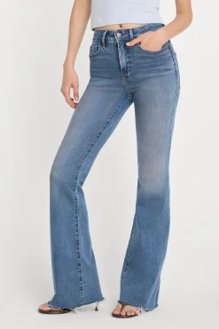 soft tech good legs flare jeans