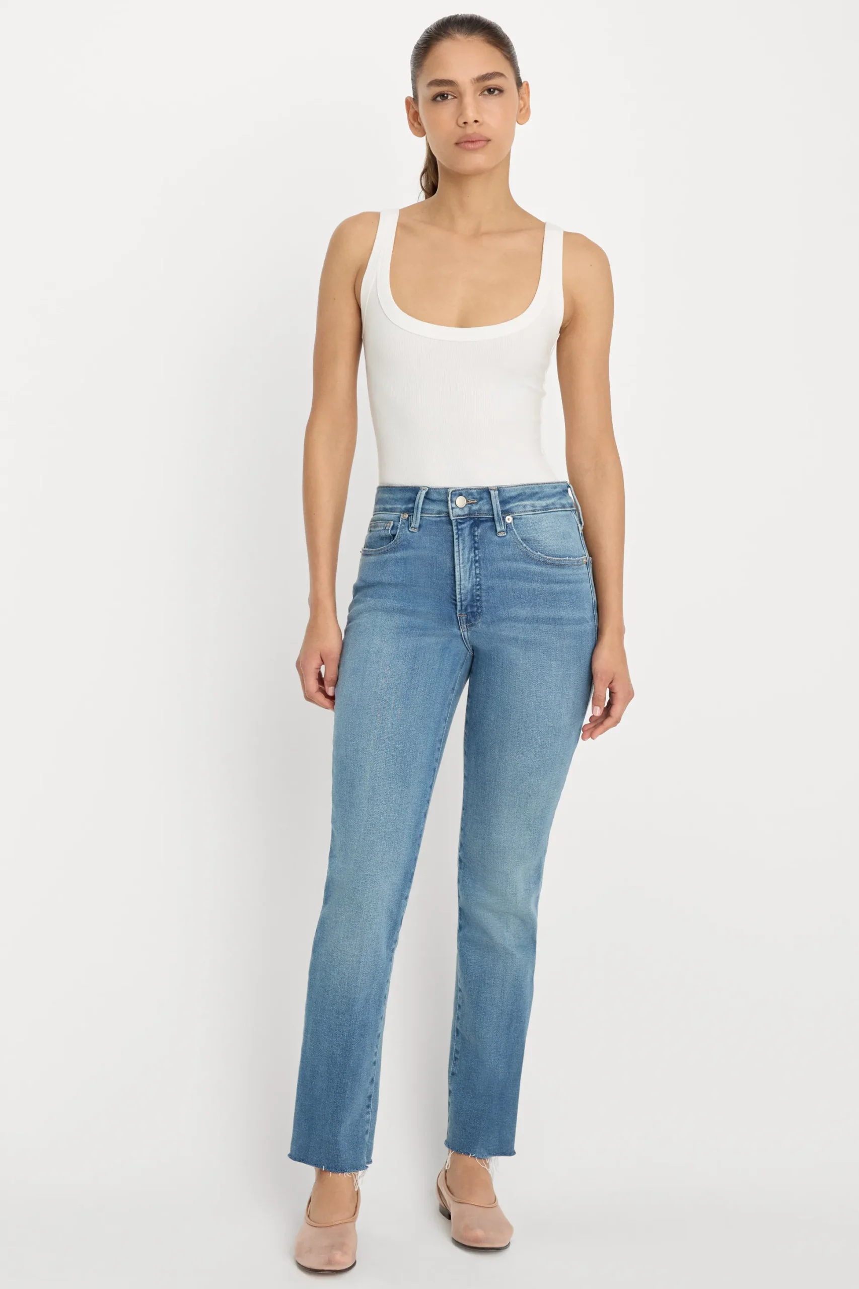 soft tech good legs straight jeans