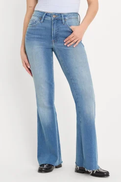 soft tech good petite flare jeans