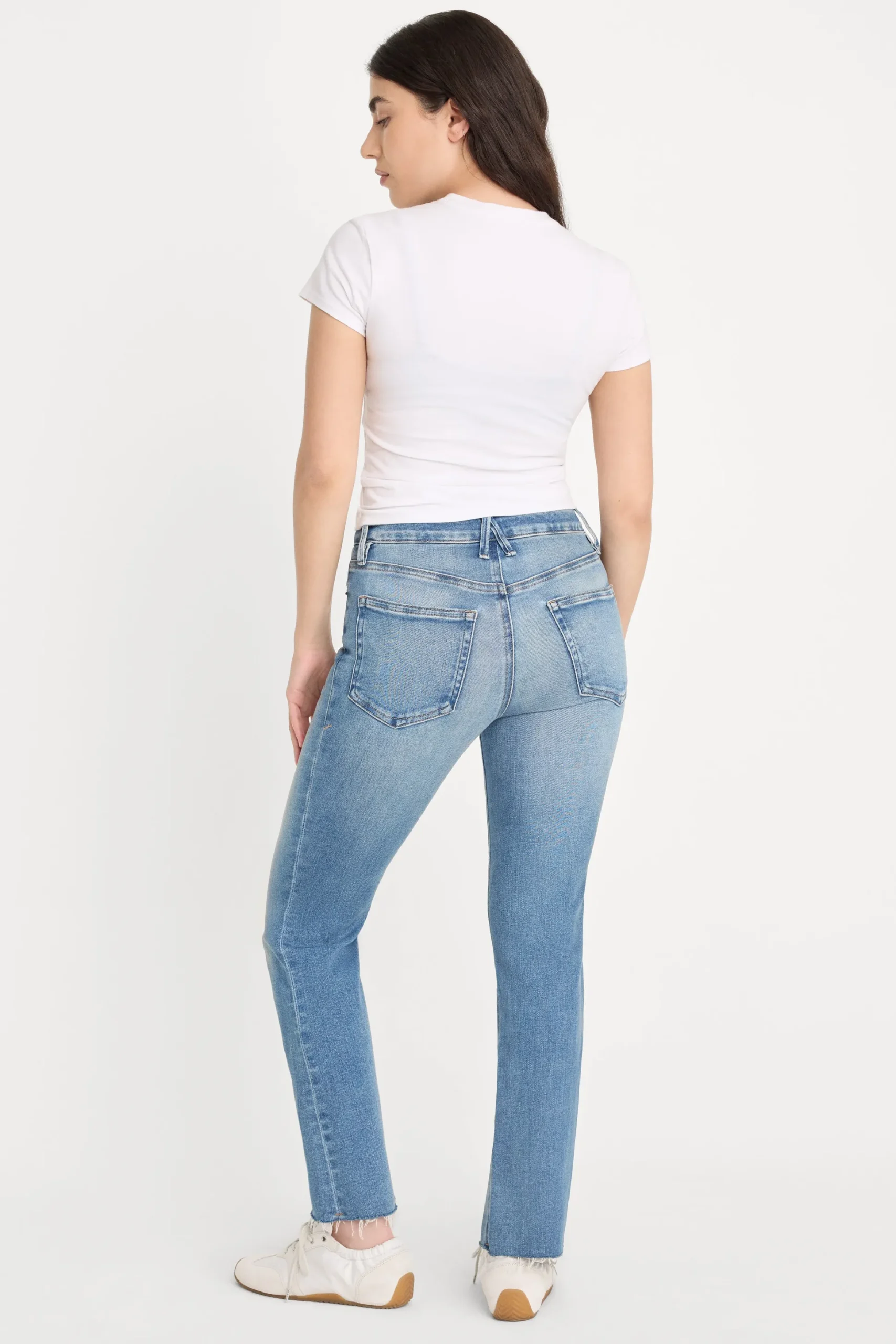 soft tech good petite straight jeans