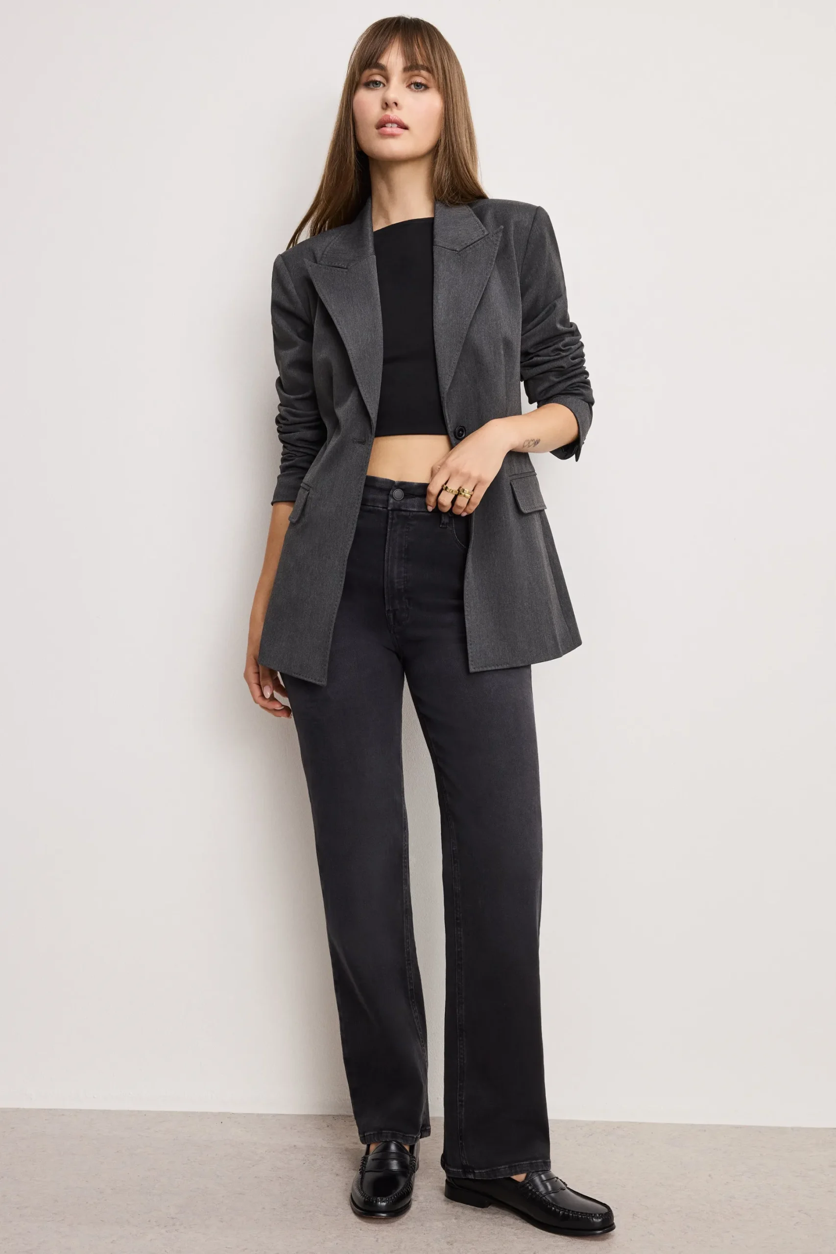 soft tech good true straight jeans