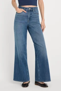 soft tech good waist palazzo ankle jeans