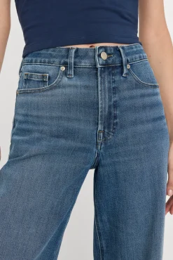soft tech good waist palazzo ankle jeans