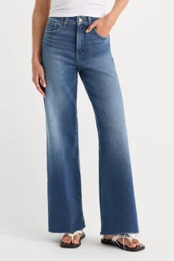 soft tech good waist palazzo ankle jeans