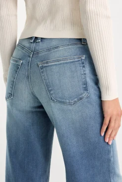 soft tech good waist palazzo ankle jeans
