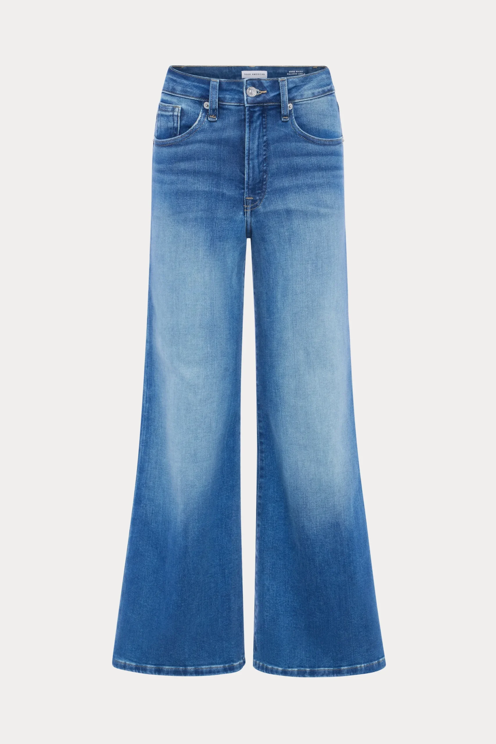soft tech good waist palazzo ankle jeans