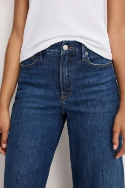 soft tech good waist palazzo cropped jeans