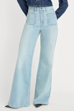 soft tech good waist palazzo jeans