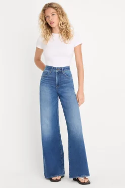 soft tech good waist palazzo jeans