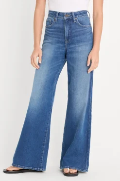 soft tech good waist palazzo jeans