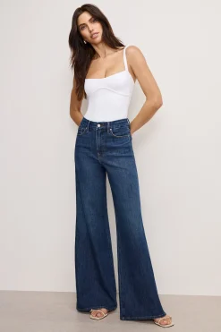 soft tech good waist palazzo jeans