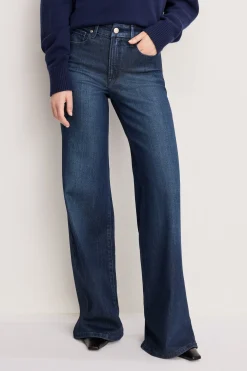 soft tech good waist palazzo jeans
