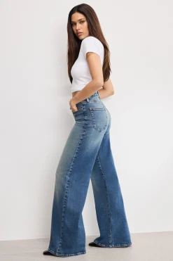 soft tech good waist palazzo jeans