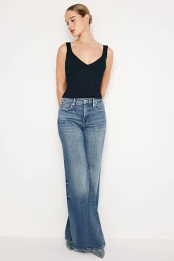 stretch rib tank top
