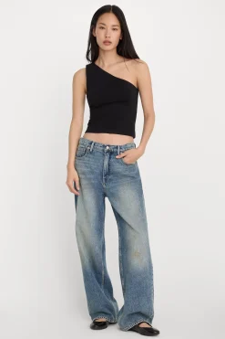 super stretch one shoulder tank