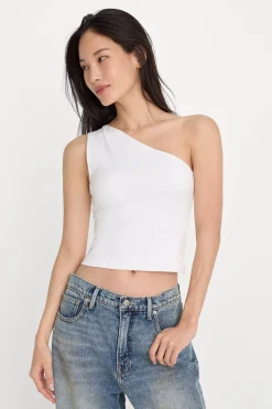 super stretch one shoulder tank