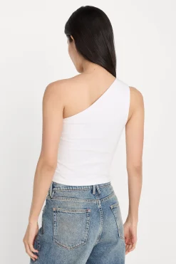super stretch one shoulder tank