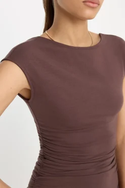super stretch open back body suit