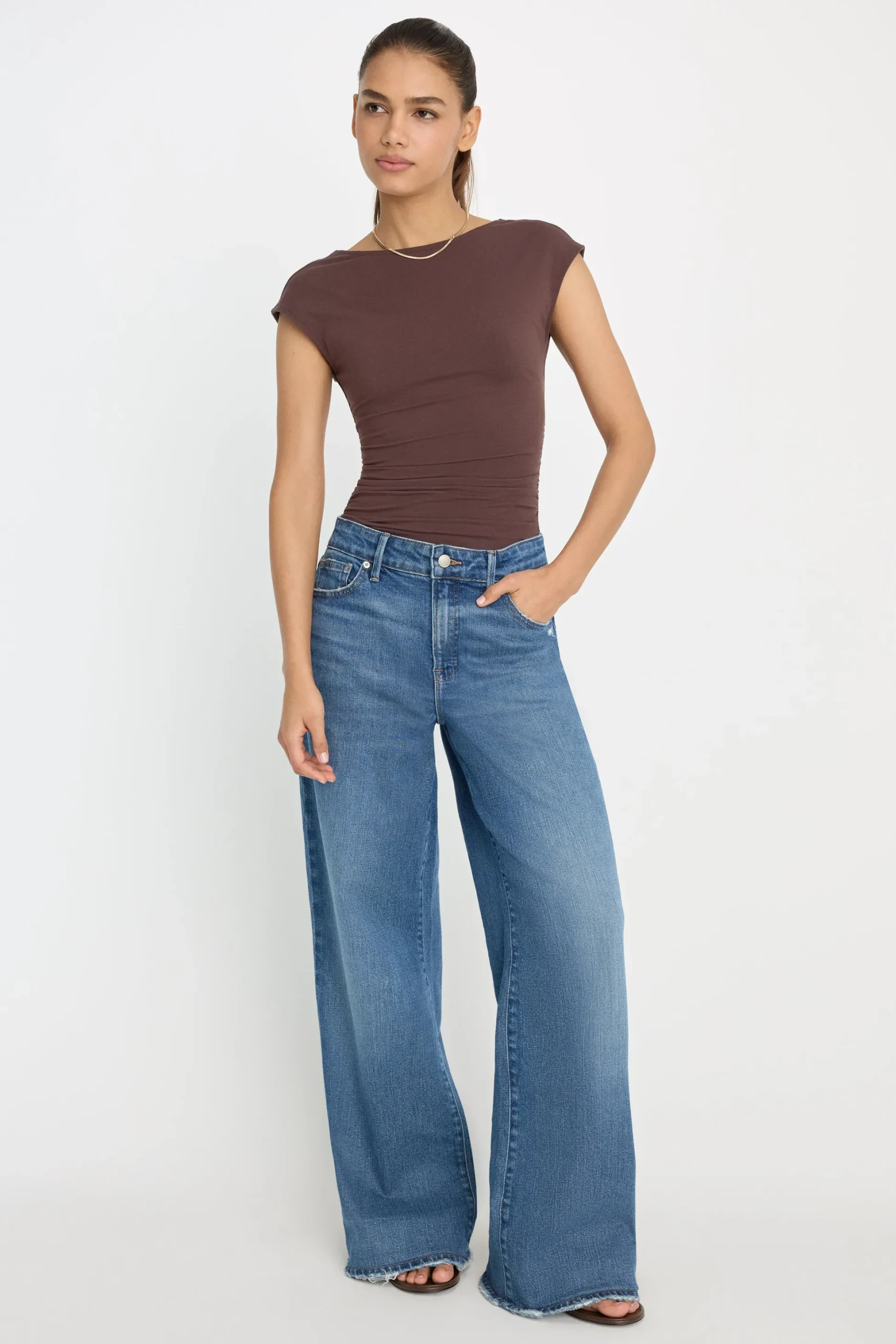 super stretch open back body suit