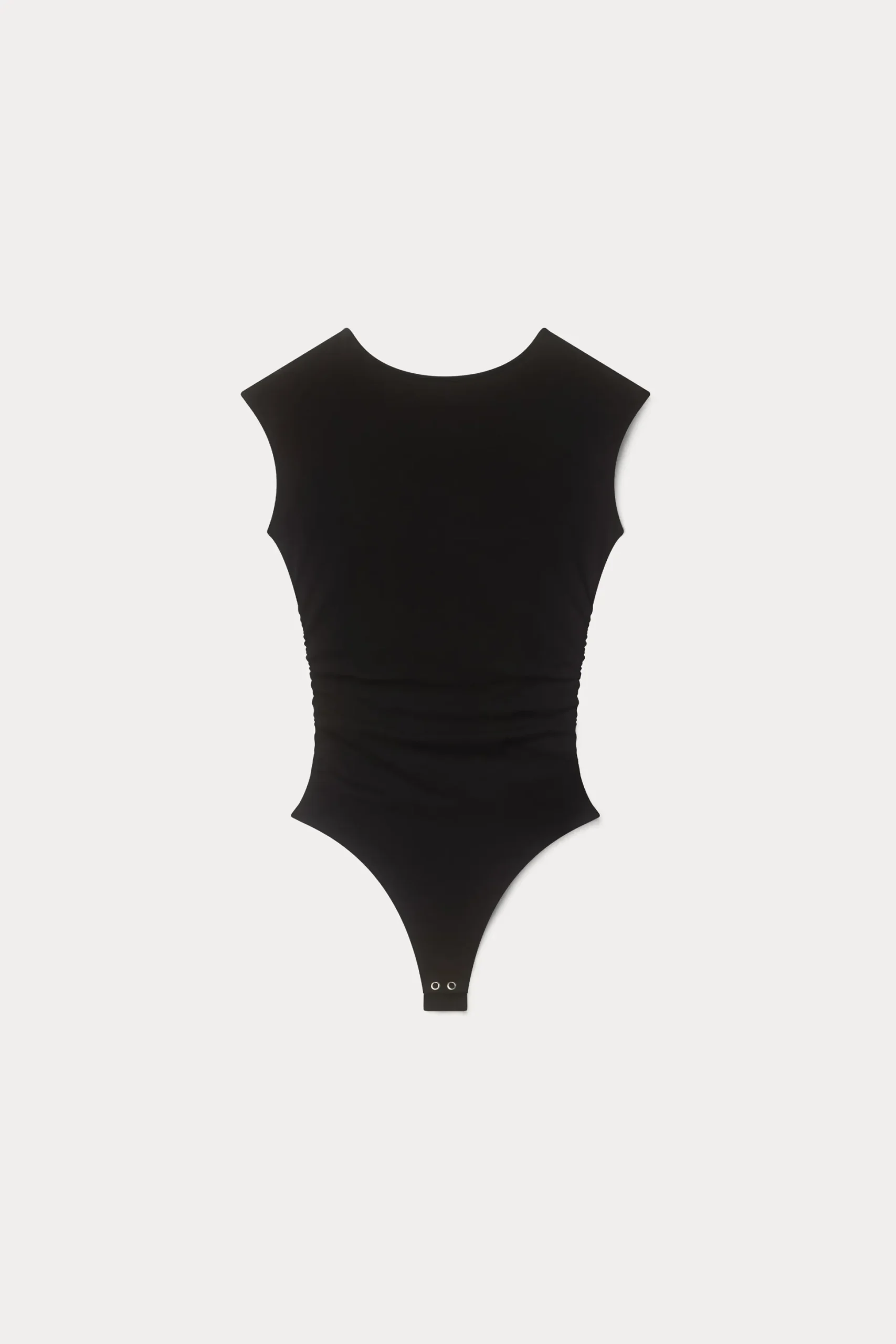 super stretch open back body suit
